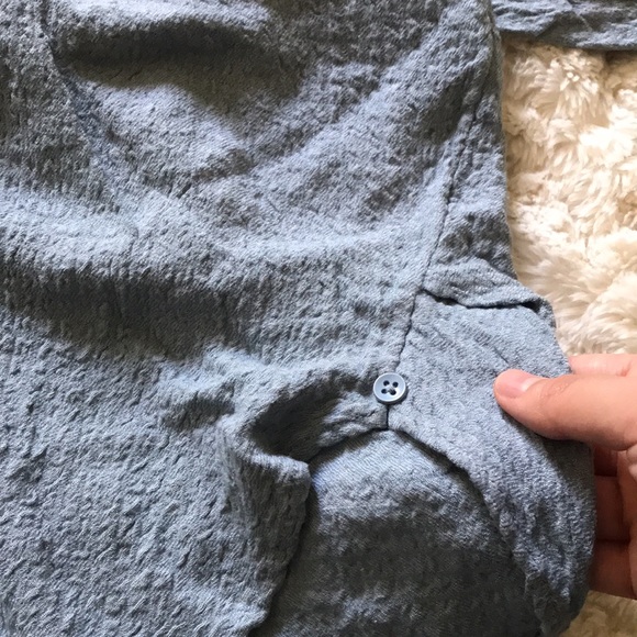 Free People Textured button down over shirt - Picture 3 of 3